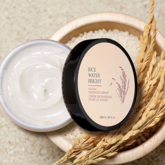 THE FACE SHOP Rice Water Bright Massage Cream 200mL - Picture 2 of 2